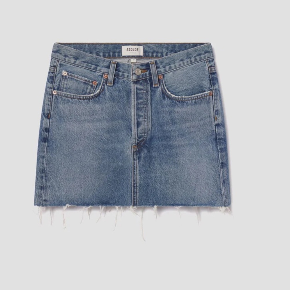 AGOLDE V-WAIST MINI SKIRT
IN FAIRWAY